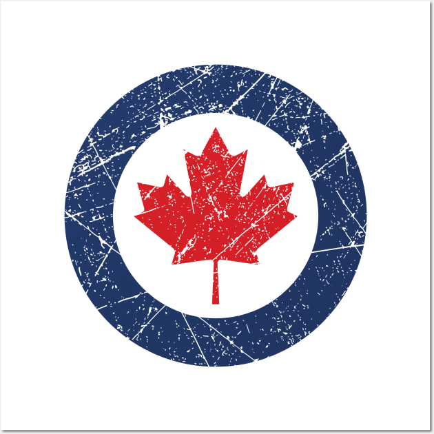 Canada Roundel Vintage Wall Art by Mandra